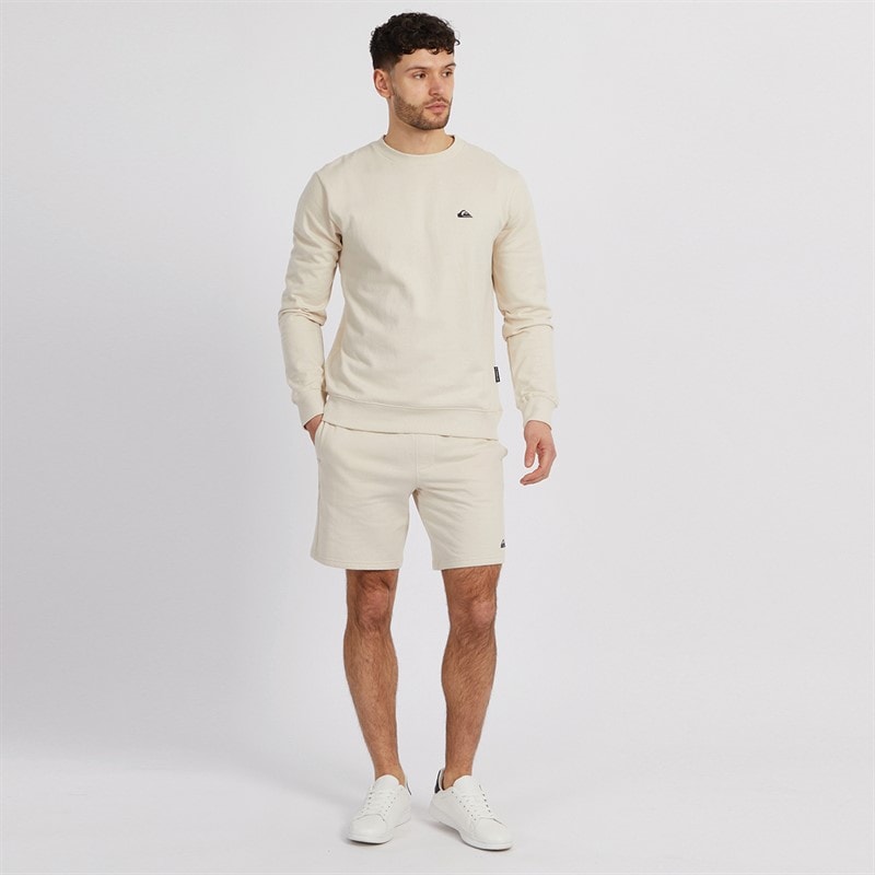 Quiksilver Mens Basic Fleece Shorts Birch - Image 3