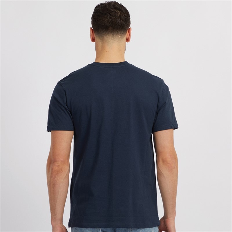 Quiksilver Mens Typed Out T-Shirt Dark Navy - Image 2