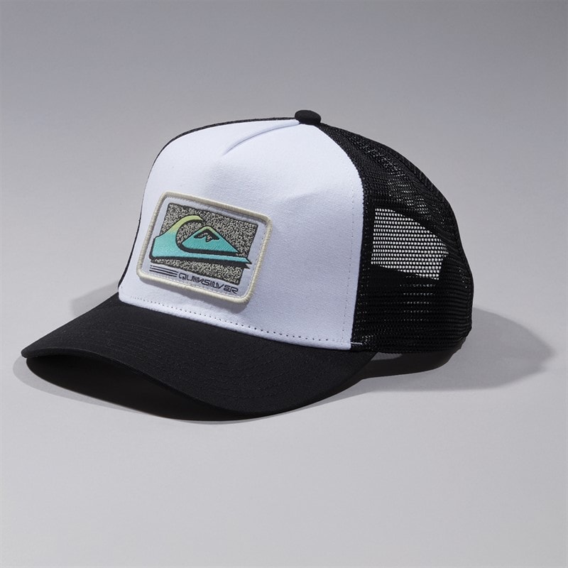 Quiksilver Mens Riding Around Trucker Cap White - Image 1
