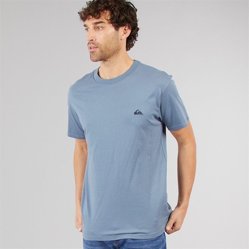 Quiksilver Mens Basic T-Shirt China Blue - Image 1