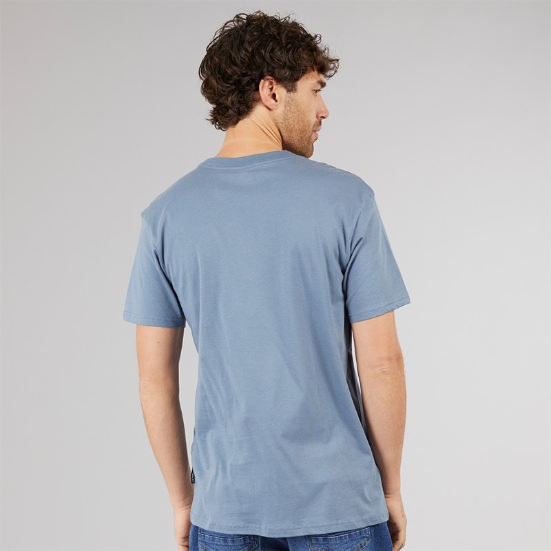 Quiksilver Mens Basic T-Shirt China Blue - Image 2