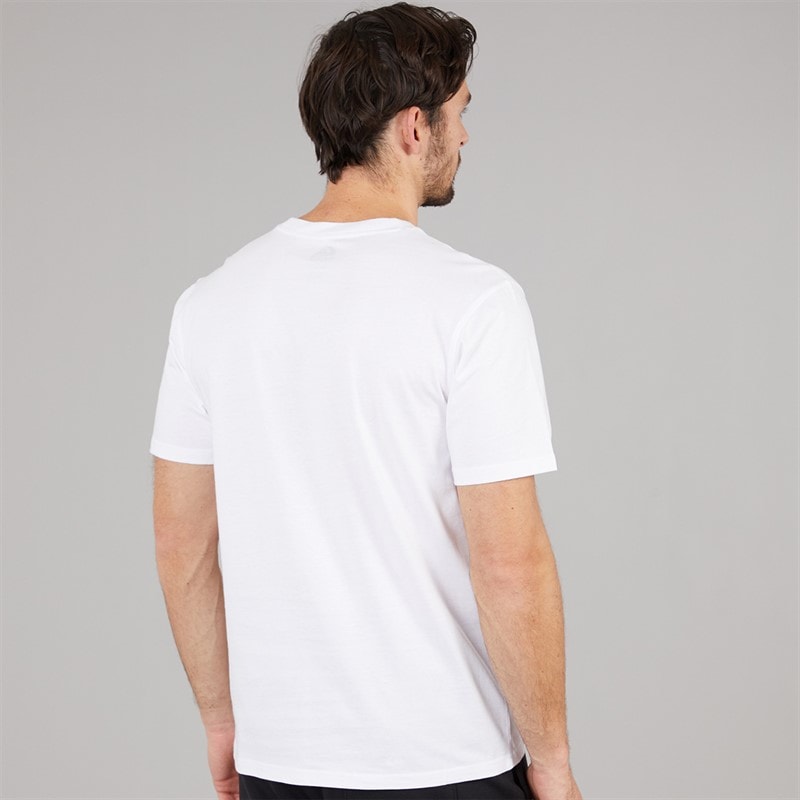 Quiksilver Mens Enjoy Mountains T-Shirt White - Image 2