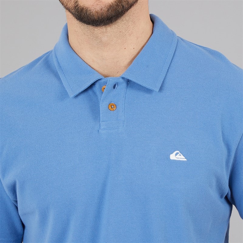 Quiksilver Mens MW Pique Polo Shirt Riviera - Image 3