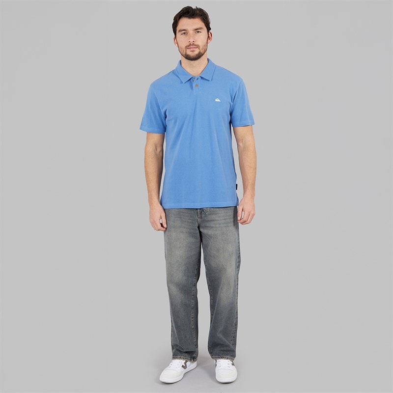 Quiksilver Mens MW Pique Polo Shirt Riviera - Image 4