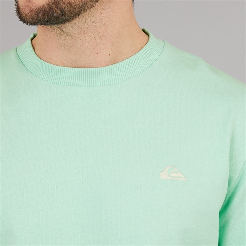 Quiksilver Mens Basic Sweatshirt Brook Green - Image 3