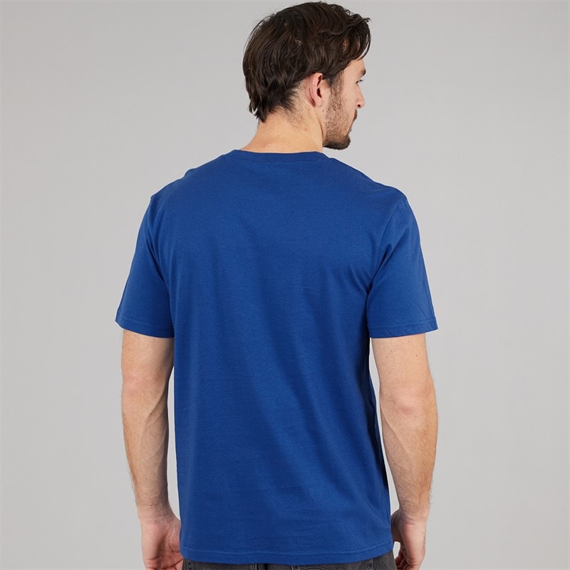 Quiksilver Mens Flying Disc T-Shirt Estate Blue - Image 2