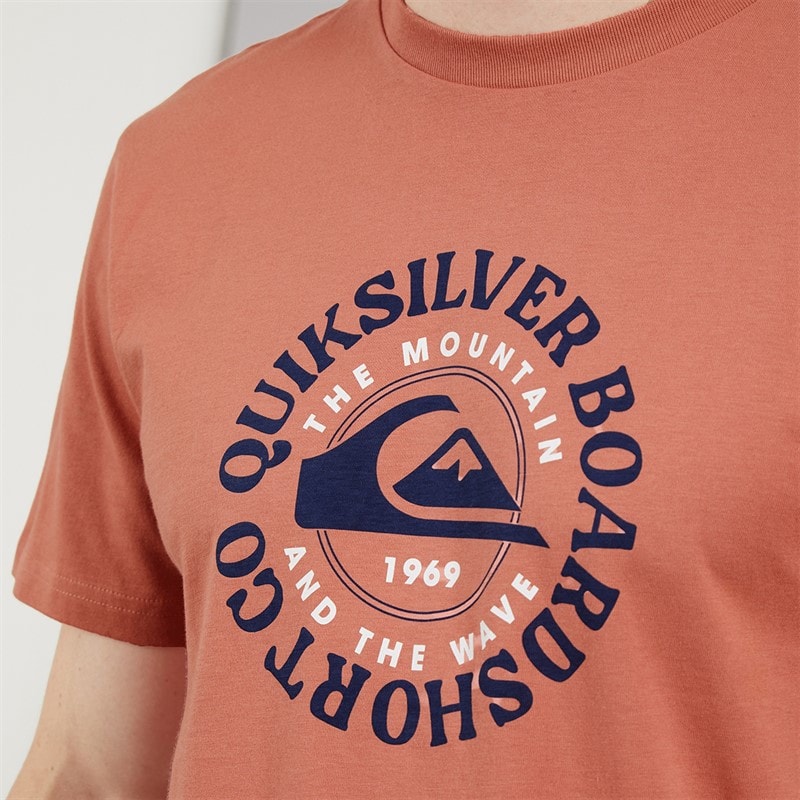 Quiksilver Mens Too Fine T-Shirt Desert Sand - Image 3