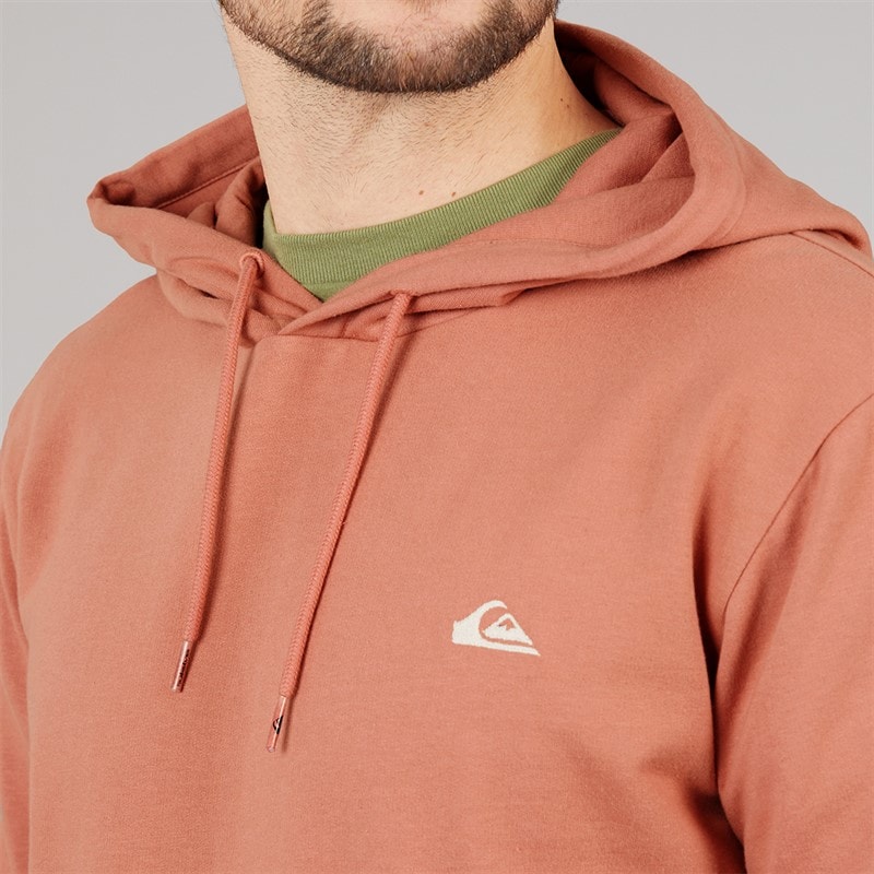 Quiksilver Mens Basic Hoodie Desert Sand - Image 3
