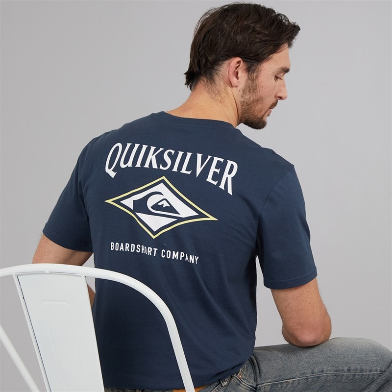 Quiksilver Mens Retro Dreamin T-Shirt Dark Navy - Image 1