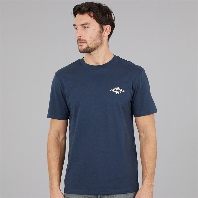 Quiksilver Mens Retro Dreamin T-Shirt Dark Navy - Image 2
