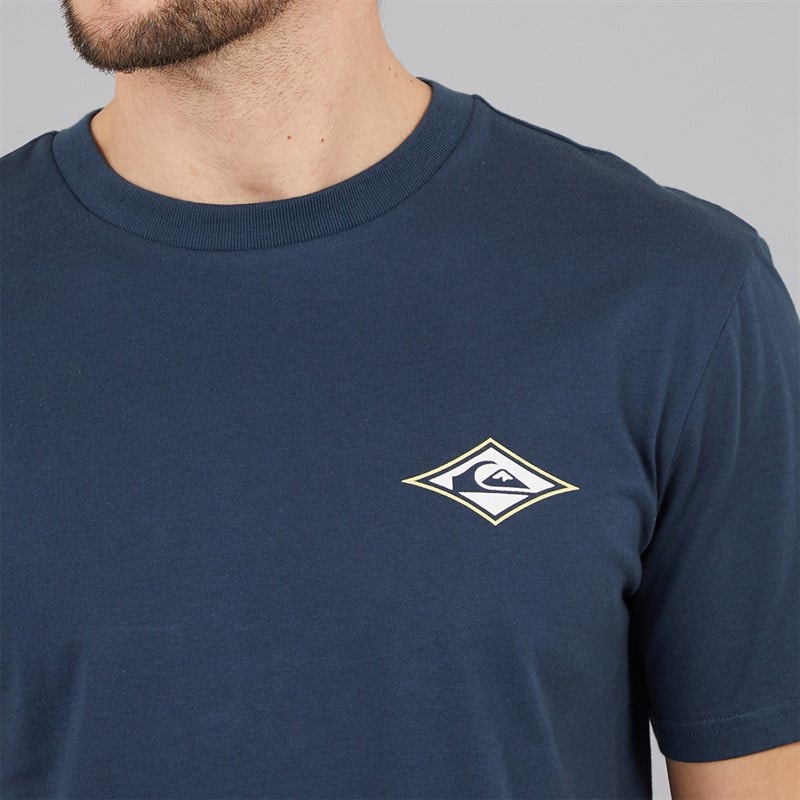 Quiksilver Mens Retro Dreamin T-Shirt Dark Navy - Image 3