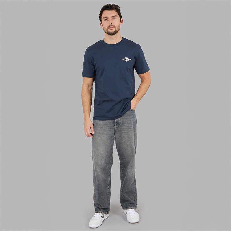 Quiksilver Mens Retro Dreamin T-Shirt Dark Navy - Image 4