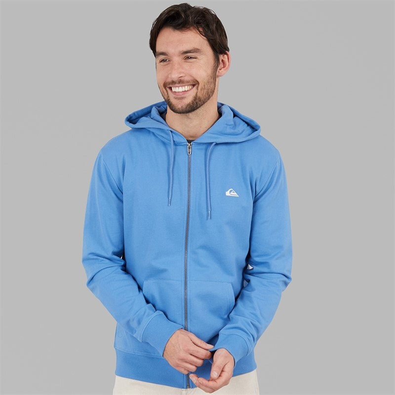 Quiksilver Mens Basic Zip Hoodie Riviera - Image 3
