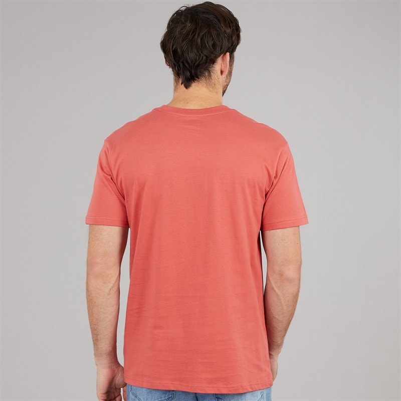 Quiksilver Mens Anchor Lockup T-Shirt Mineral Red - Image 2