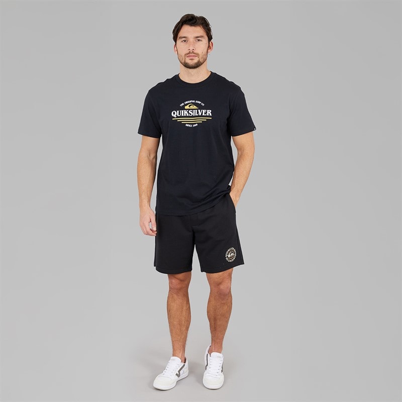 Quiksilver Mens Type Line T-Shirt Black - Image 4