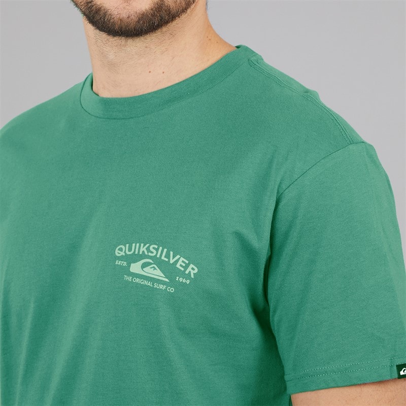 Quiksilver Mens Anchor Lockup T-Shirt Deep Sea - Image 3