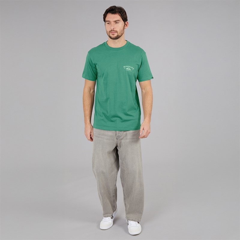 Quiksilver Mens Anchor Lockup T-Shirt Deep Sea - Image 4