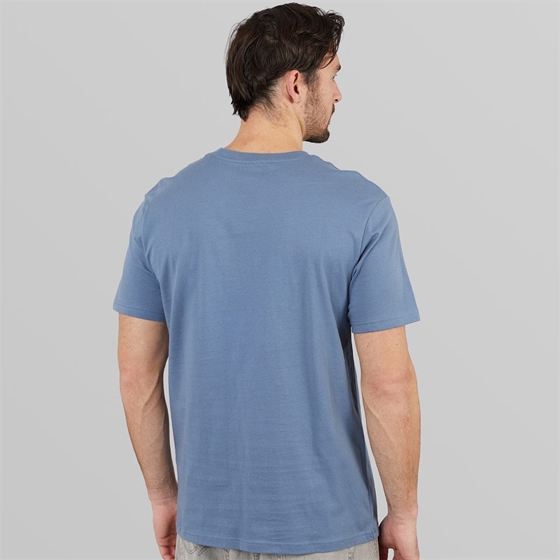 Quiksilver Mens Core Skull T-Shirt China Blue - Image 2