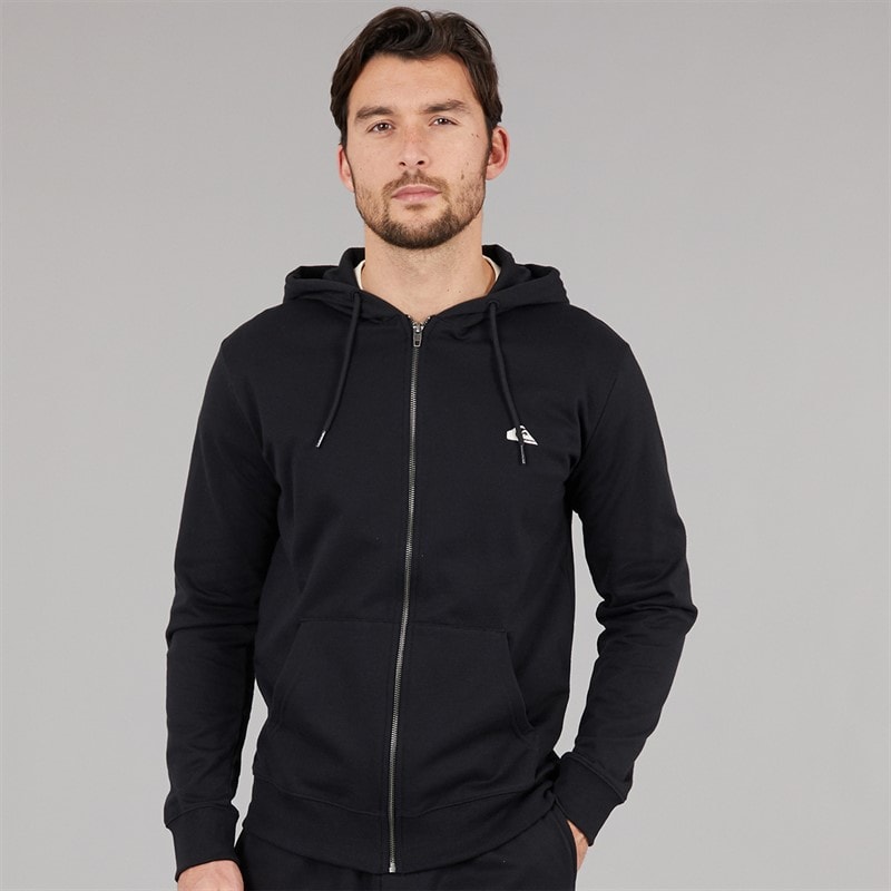 Quiksilver Mens Basic Zip Hoodie Black - Image 3