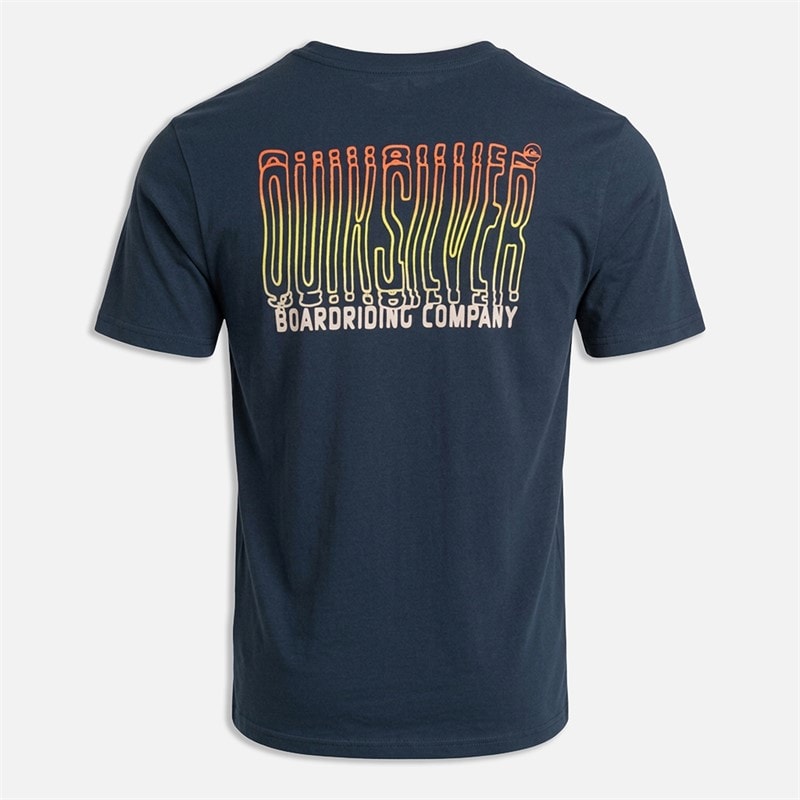 Quiksilver Mens Liquid T-Shirt Dark Navy - Image 2