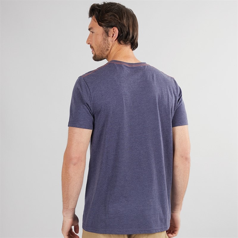 Weird Fish Mens Bolt T-Shirt Dark Blue - Image 2