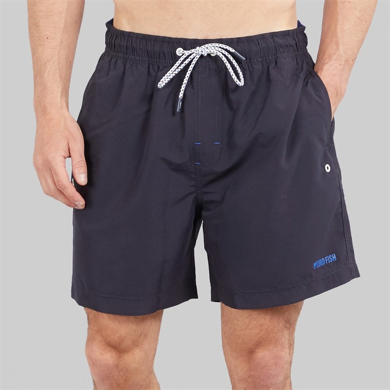 Weird Fish Mens Spinner Swim Shorts Midnight