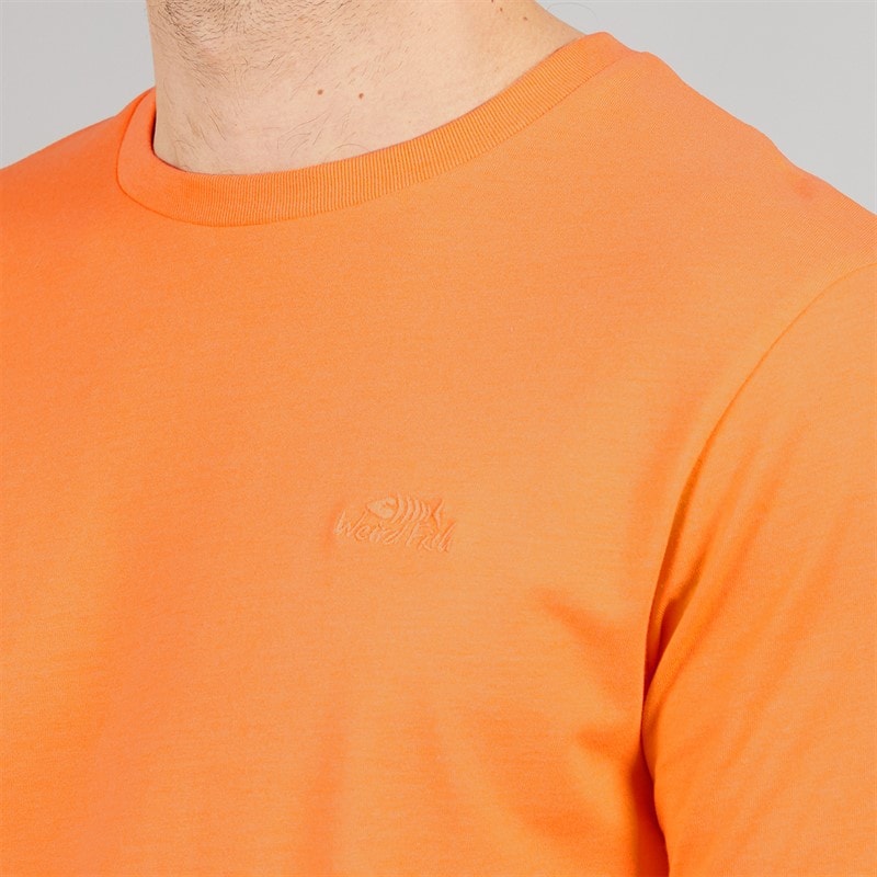 Weird Fish Mens Bait Branded T-Shirt Pumpkin - Image 3