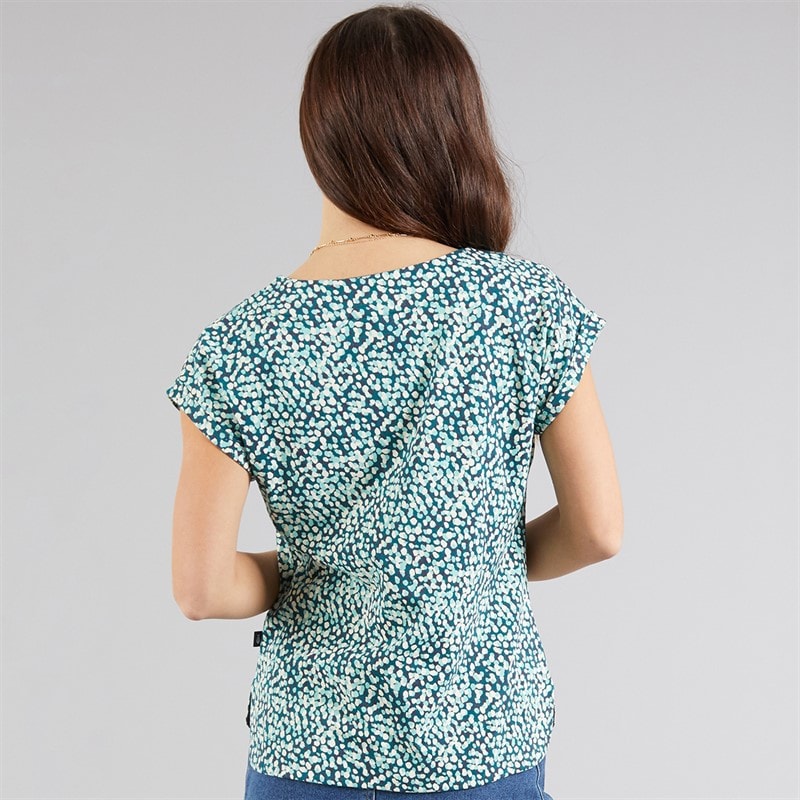 Weird Fish Womens Haisley T-Shirt Deep Teal - Image 2