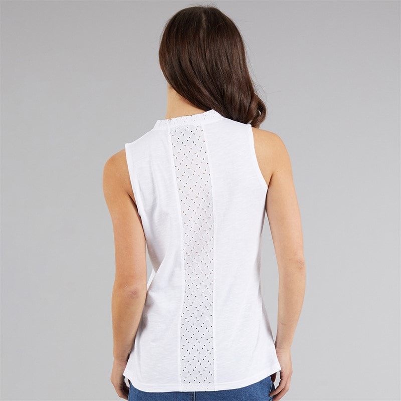 Weird Fish Womens Elexis Vest White - Image 2