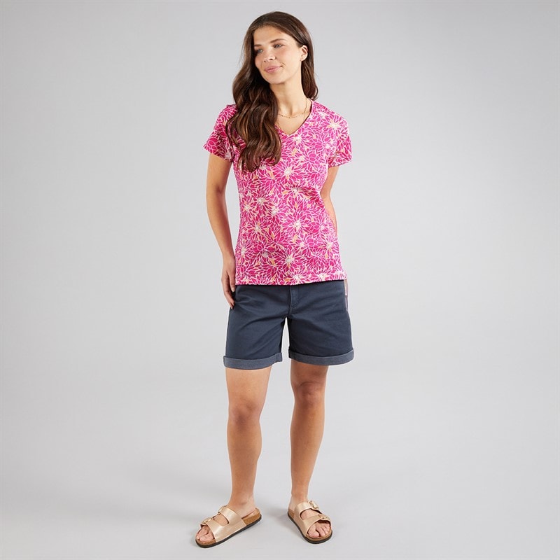 Weird Fish Womens Starlie T-Shirt Gerbera - Image 4