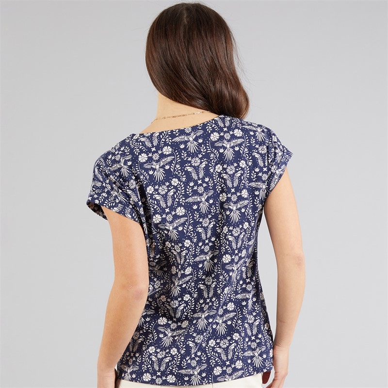 Weird Fish Womens Haisley T-Shirt Richnavy - Image 2