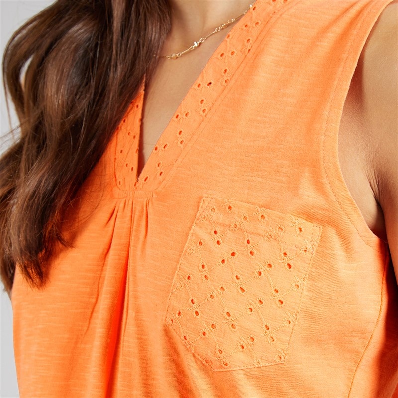 Weird Fish Womens Elexis Vest Sorbet - Image 3
