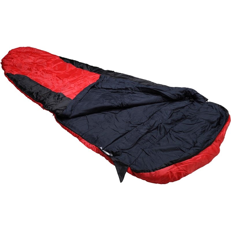 Trespass Siesta 2-3 Season Sleeping Bag Red - Image 2