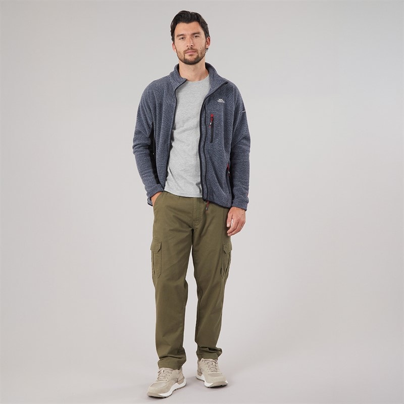 Trespass Mens Jynx Fleece Jacket Navy Navy - Image 4