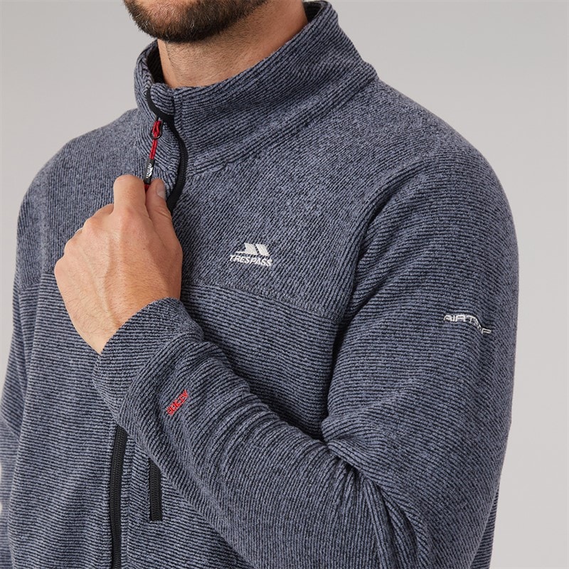 Trespass Mens Jynx Fleece Jacket Navy Navy - Image 5