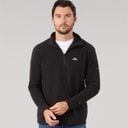 Trespass Mens Masonville 1/2 Zip Micro Fleece Black