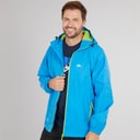 Trespass Mens Qikpac Waterproof Packable Jacket Cobalt