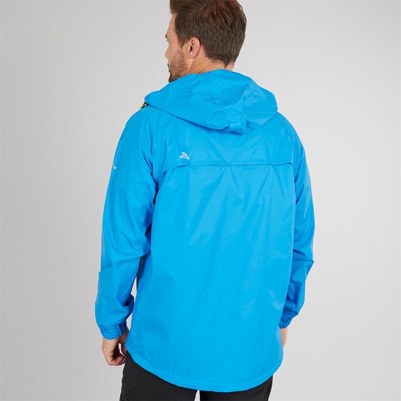 Trespass Mens Qikpac Waterproof Packable Jacket Cobalt - Image 2