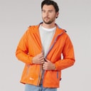 Trespass Mens Qikpac Waterproof Packable Jacket Sunrise