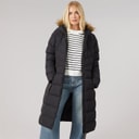 Trespass Womens Audrey Waterproof Padded Hooded Coat Black