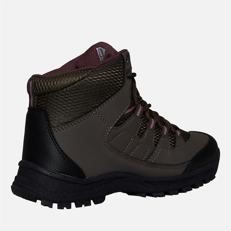 Trespass Womens Mitzi Waterproof Walking Boots Coffee/Mauve - Image 5
