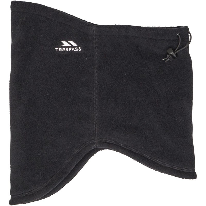 Trespass Perez Fleece Neck Warmer Black - Image 1