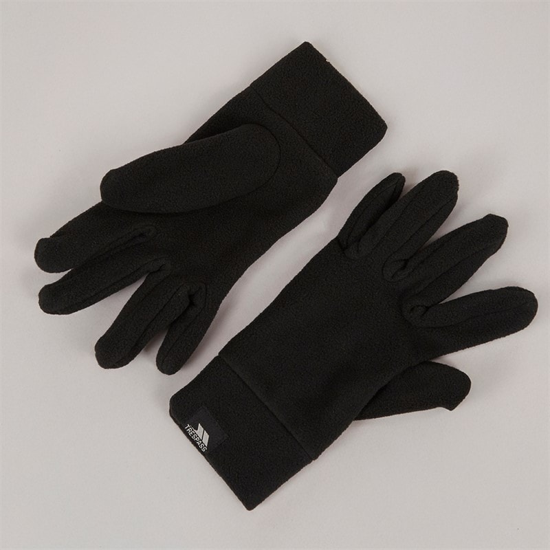 Trespass Womens Plummet 2 Fleece Gloves Black