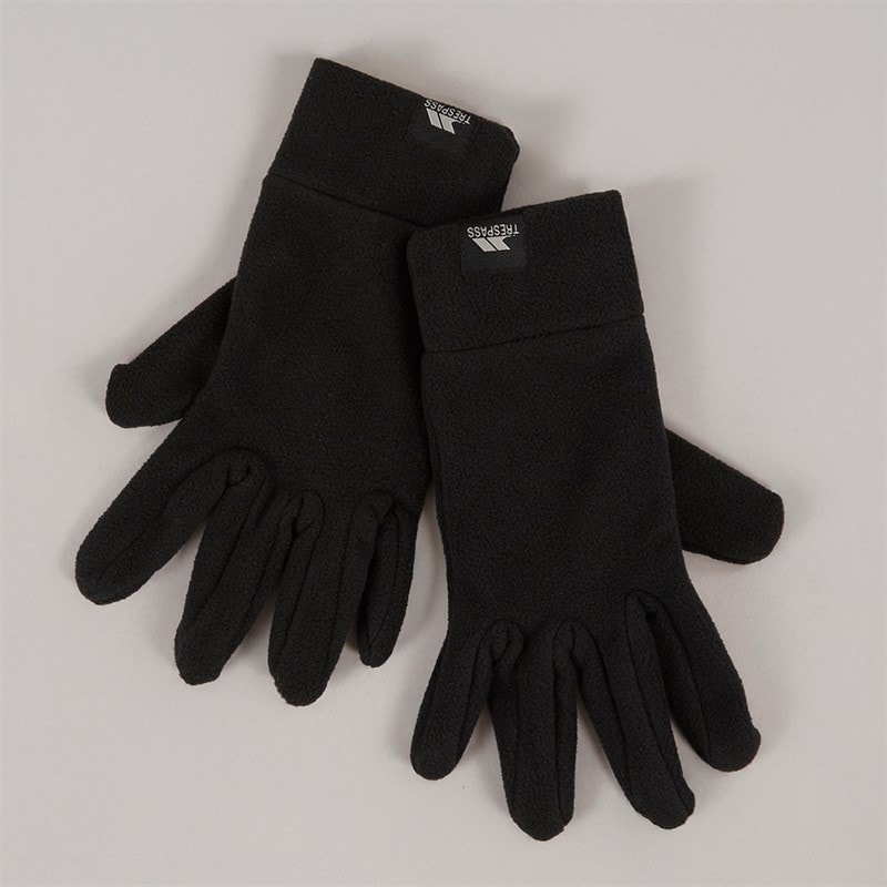 Trespass Womens Plummet 2 Fleece Gloves Black - Image 2