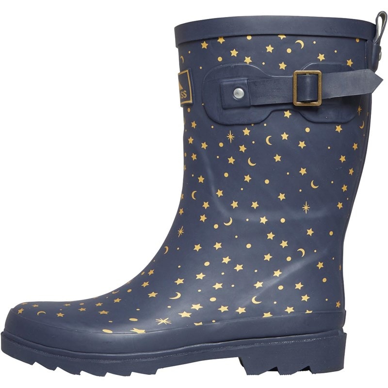Trespass Womens Celeste Nightsky Printed Wellington Boots Midnight - Image 2