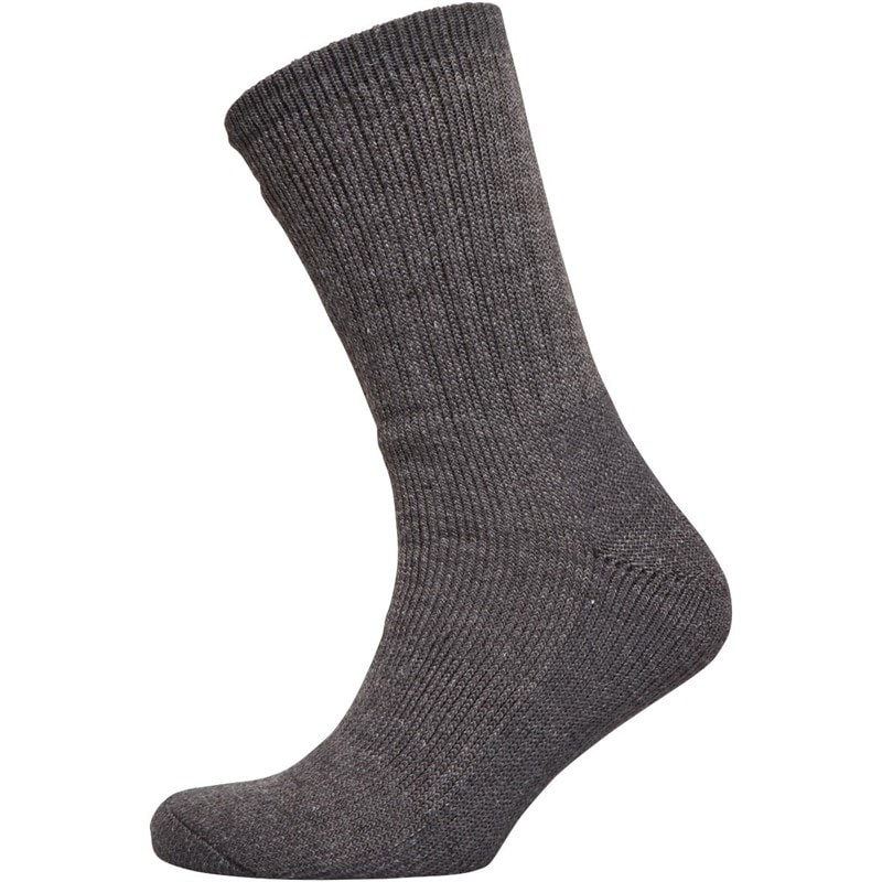Trespass Mens Stroller Merino Wool Trekking Socks Black Marl - Image 1