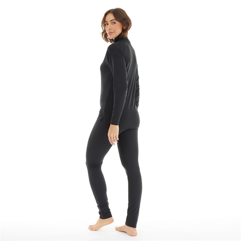 Trespass Womens Unite 360 Thermal Baselayer Set Black - Image 2