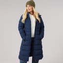 Trespass Womens Audrey Waterproof Padded Hooded Coat Navy