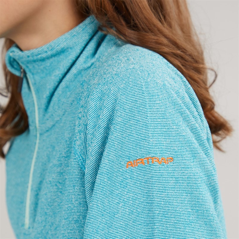 Trespass Girls Meadows 1/2 Zip Fleece Marine - Image 5