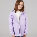 Trespass Girls Qikpac Waterproof Jacket Gelsomino/Flint